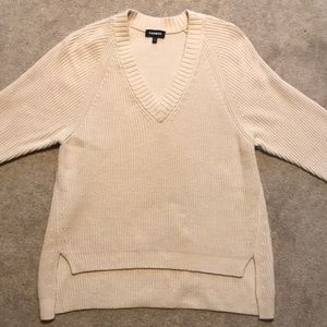 Express Cream Colored Sweater